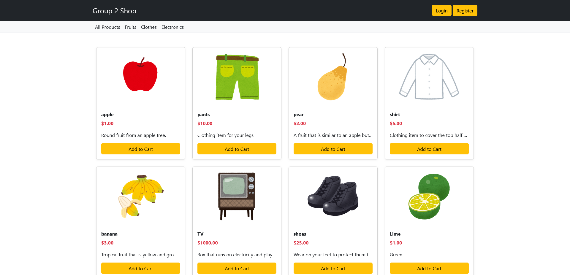 E-commerce Project