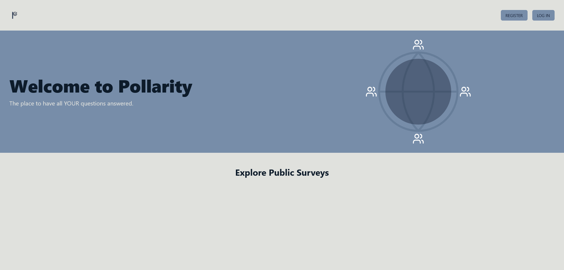 Screenshot of Pollarity App