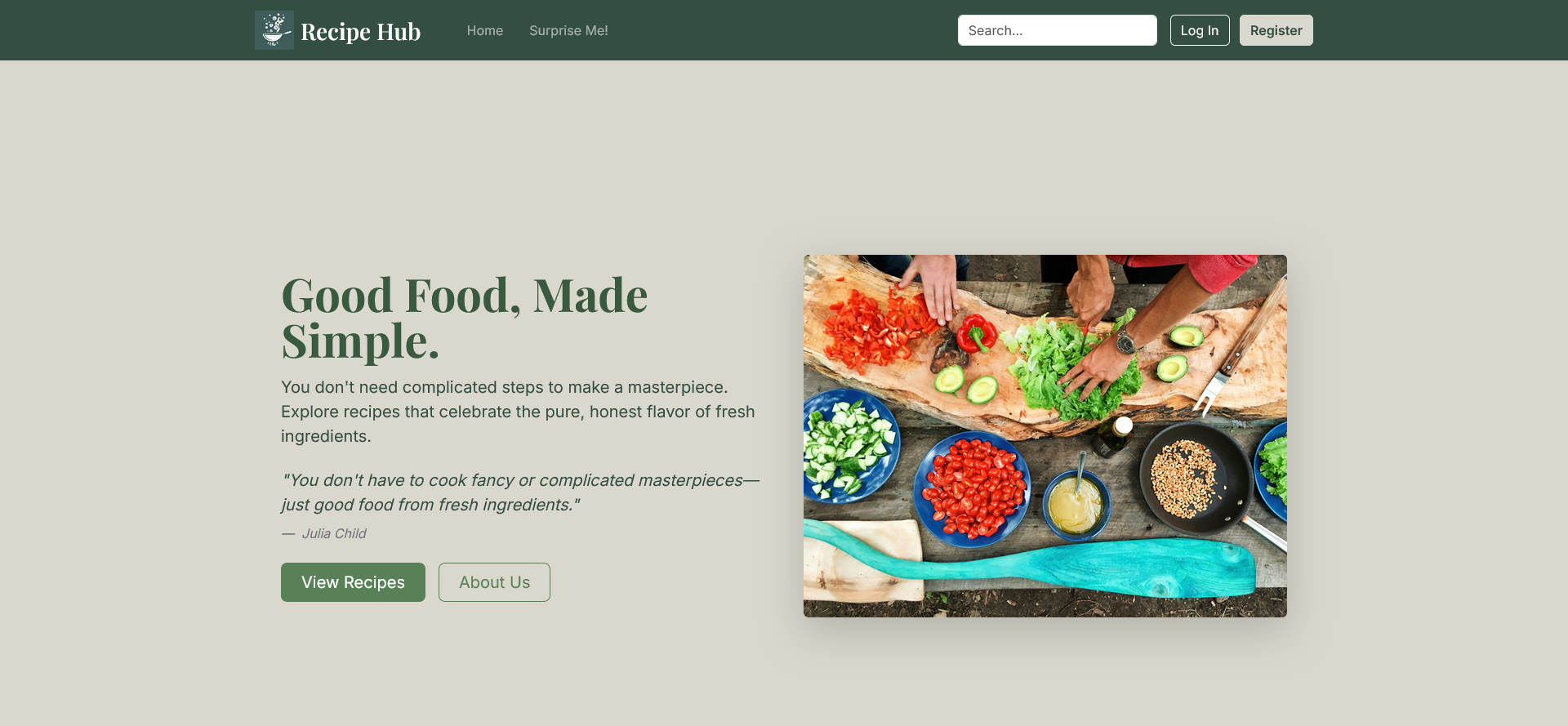 Recipe Hub Project